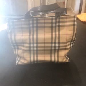 Authentic Burberry Nylon Tote